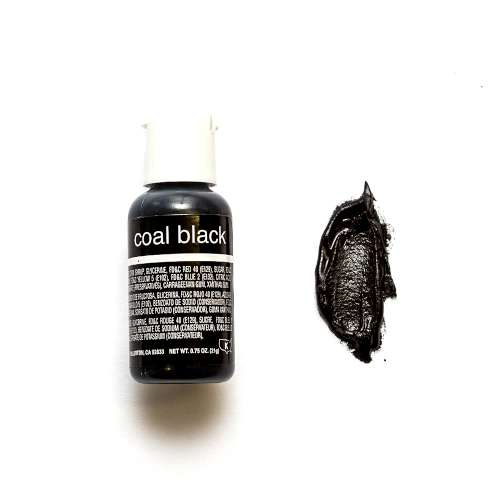 Chefmaster Liqua-gel - Coal Black - Click Image to Close